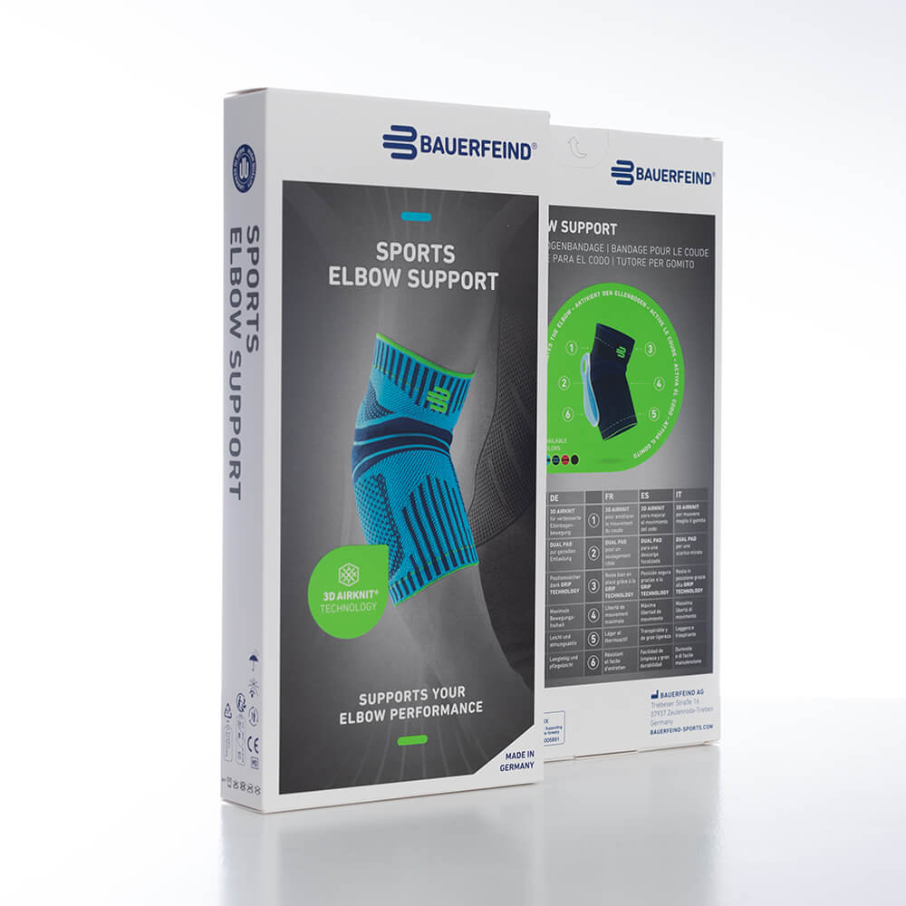 Elbow Support Verpackung Verpackungsbild der Sports Elbow Support
