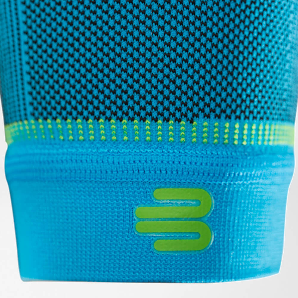 Arm Sleeve Detail Gestrick Detailansicht Unterseite des Kompressions-Sleeves für den Arm