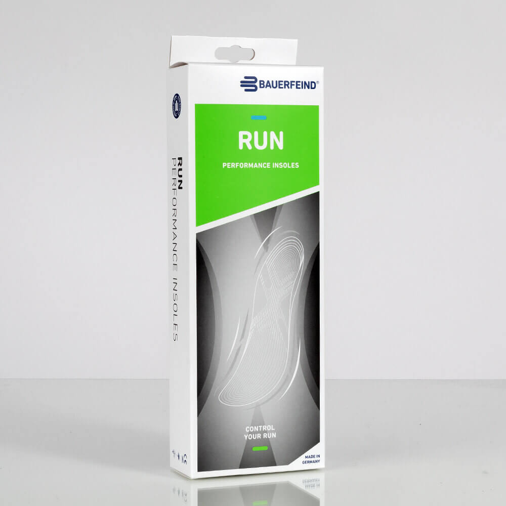 Run Performance Insoles Verpackung Verpackungsbild der Einlegesohlen für Laufschuhe